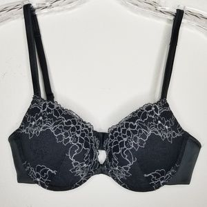 NWOT Wacoal | Lace Push-Up Bra, Black & White